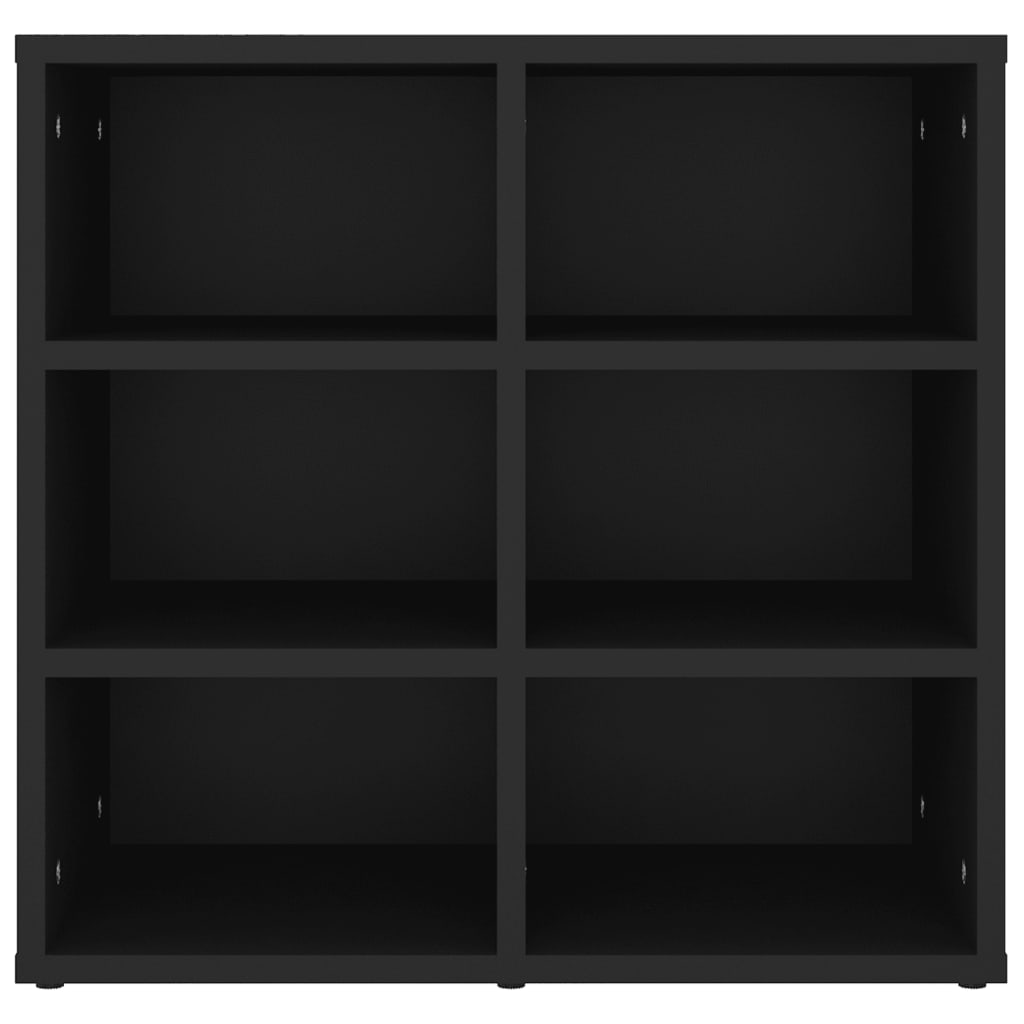 vidaXL Schuhregale 2 Stk. Schwarz 52,5x30x50 cm