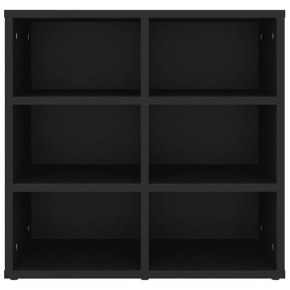 vidaXL Schuhregale 2 Stk. Schwarz 52,5x30x50 cm