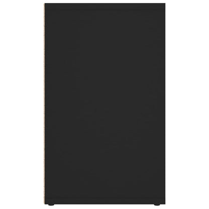 vidaXL Schuhregale 2 Stk. Schwarz 52,5x30x50 cm