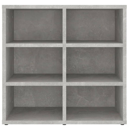 vidaXL Meuble à chaussures gris béton 52,5x30x50 cm