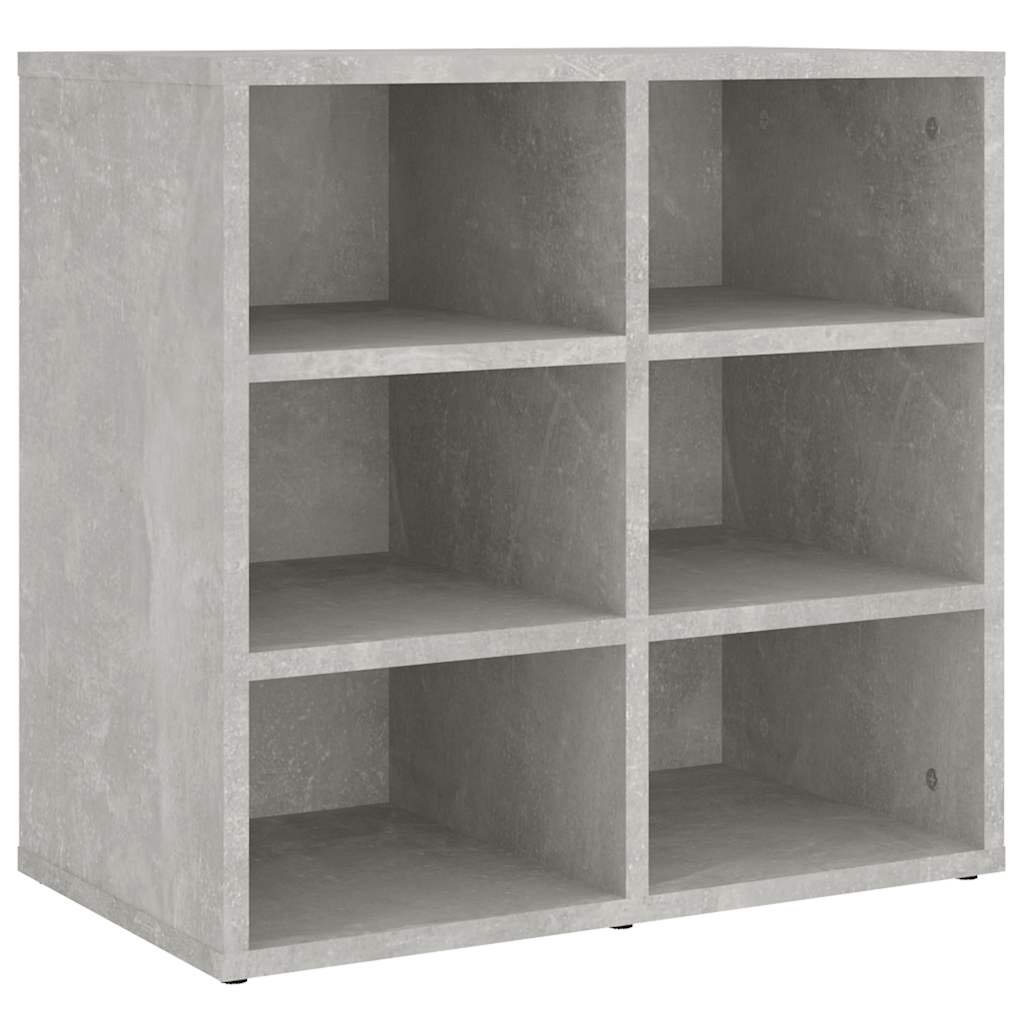 vidaXL Meubles à chaussures 2 pcs Gris béton 52,5x30x50 cm