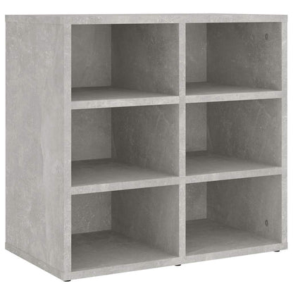 vidaXL Meubles à chaussures 2 pcs Gris béton 52,5x30x50 cm
