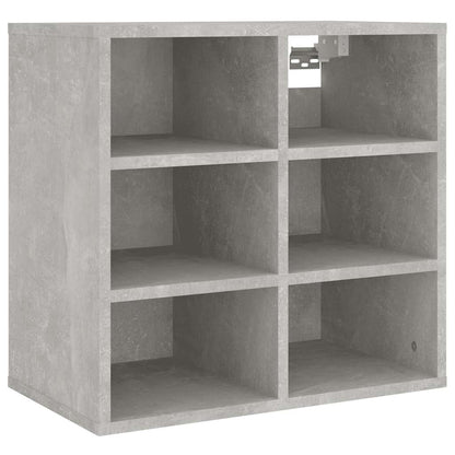 vidaXL Meubles à chaussures 2 pcs Gris béton 52,5x30x50 cm