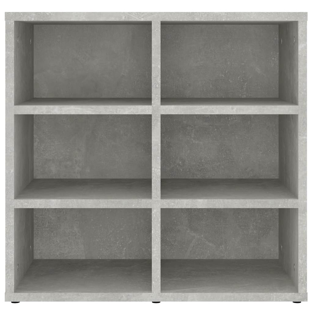vidaXL Meubles à chaussures 2 pcs Gris béton 52,5x30x50 cm