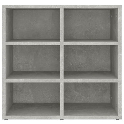 vidaXL Meubles à chaussures 2 pcs Gris béton 52,5x30x50 cm