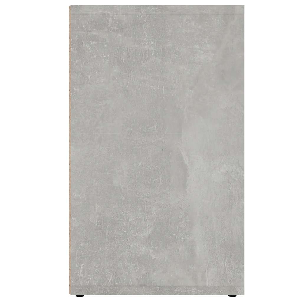 vidaXL Meubles à chaussures 2 pcs Gris béton 52,5x30x50 cm