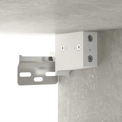 vidaXL Meubles à chaussures 2 pcs Gris béton 52,5x30x50 cm