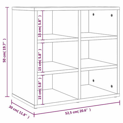 vidaXL Meubles à chaussures 2 pcs Gris béton 52,5x30x50 cm