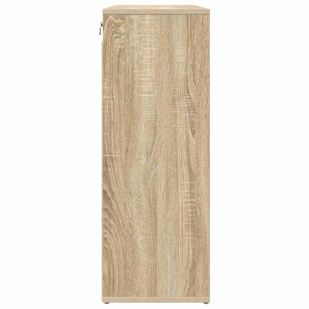 Schuhschrank Sonoma-Eiche 77,5 x 30 x 83,5 cm Holzwerkstoff