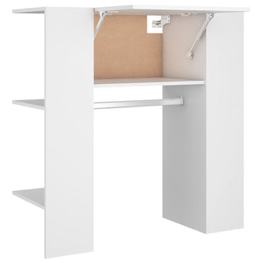 vidaXL Armoire de couloir blanc 97,5x37x99 cm Bois d'ingénierie