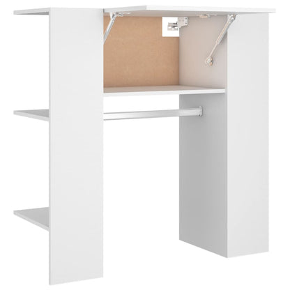 vidaXL Armoire de couloir blanc 97,5x37x99 cm Bois d'ingénierie