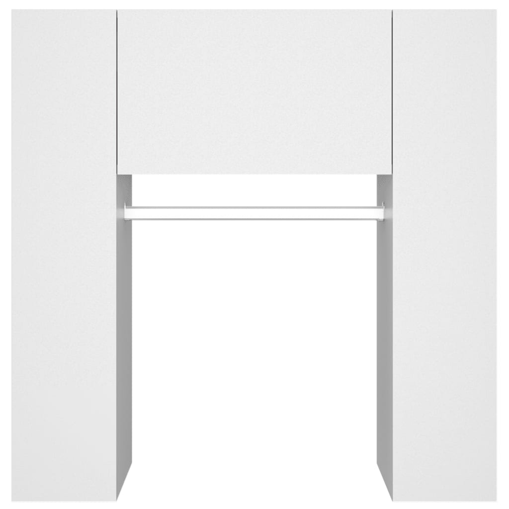 vidaXL Armoire de couloir blanc 97,5x37x99 cm Bois d'ingénierie