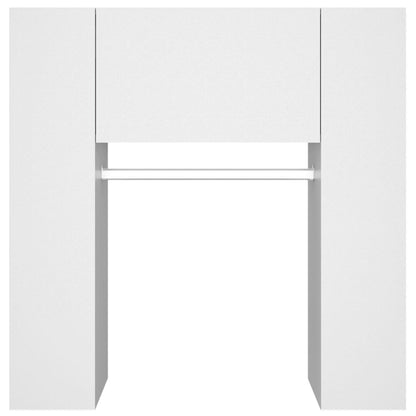 vidaXL Armoire de couloir blanc 97,5x37x99 cm Bois d'ingénierie