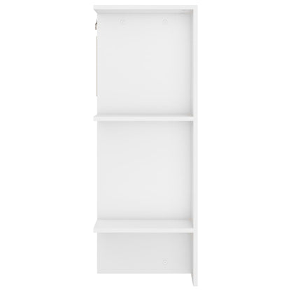 vidaXL Armoire de couloir blanc 97,5x37x99 cm Bois d'ingénierie