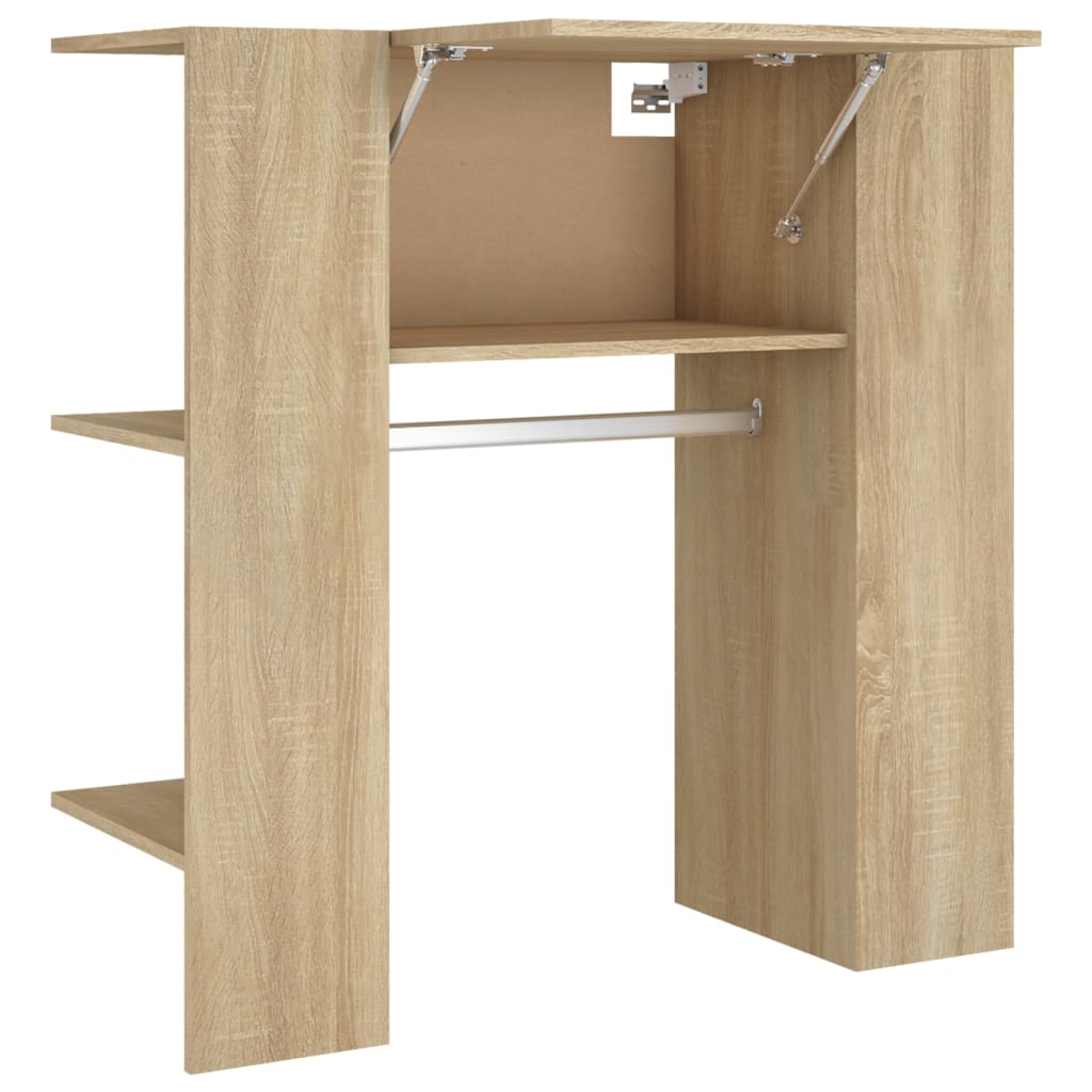 vidaXL Meuble d'entrée Chêne Sonoma 97,5x37x99 cm Bois d'ingénierie