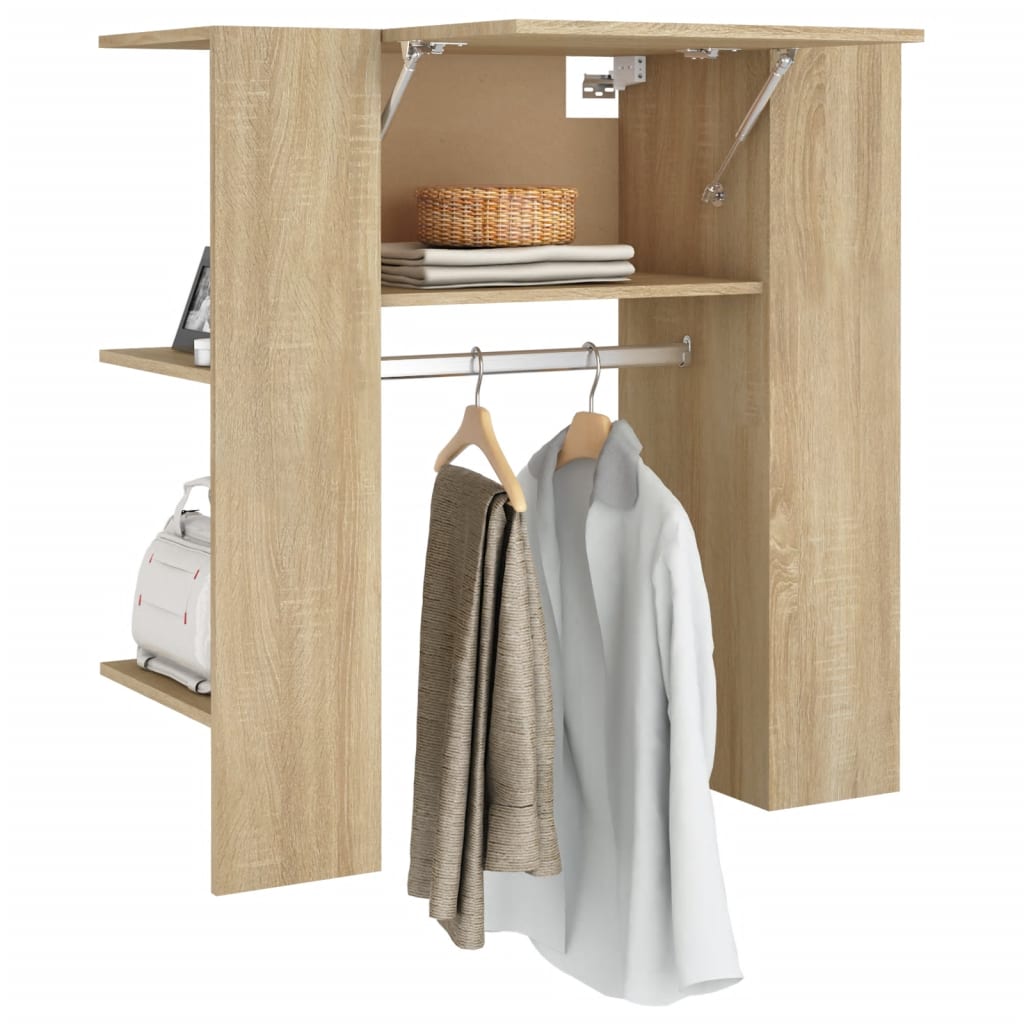 vidaXL Meuble d'entrée Chêne Sonoma 97,5x37x99 cm Bois d'ingénierie