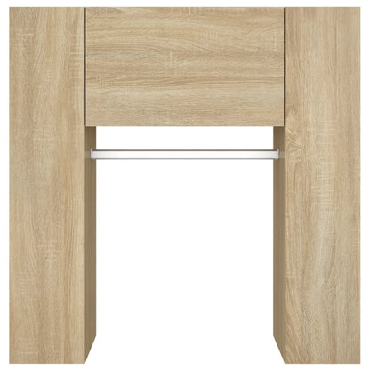 vidaXL Meuble d'entrée Chêne Sonoma 97,5x37x99 cm Bois d'ingénierie