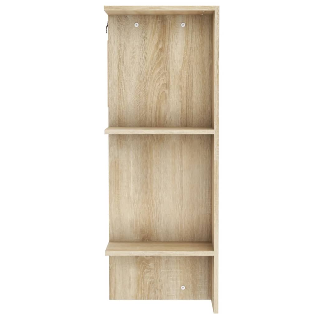 vidaXL Meuble d'entrée Chêne Sonoma 97,5x37x99 cm Bois d'ingénierie
