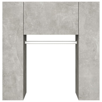vidaXL Armoire de couloir Gris béton 97,5x37x99 cm Bois d'ingénierie