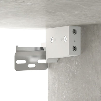 vidaXL Armoire de couloir Gris béton 97,5x37x99 cm Bois d'ingénierie