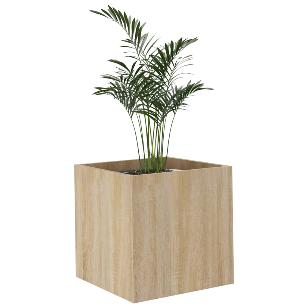 vidaXL Jardinière chêne Sonoma 40x40x40 cm en bois d'ingénierie