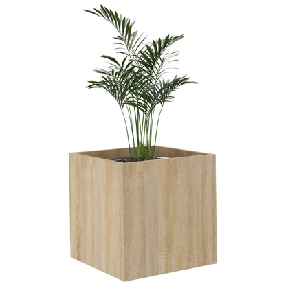 vidaXL Jardinière chêne Sonoma 40x40x40 cm en bois d'ingénierie