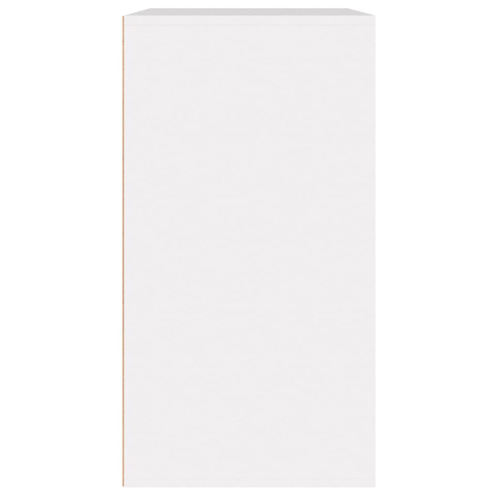 vidaXL Meuble de maquillage Blanc 80x40x75 cm Bois d'ingénierie