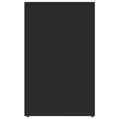vidaXL Regal für Schminktisch Schwarz 80x40x65 cm Holzwerkstoff
