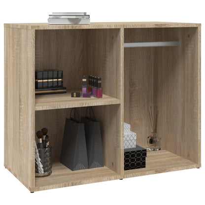 vidaXL Regal für Schminktisch Sonoma-Eiche 80x40x65 cm Holzwerkstoff