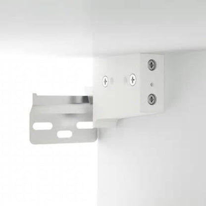 vidaXL Spiegelschrank mit LED Weiß 76x15x55 cm