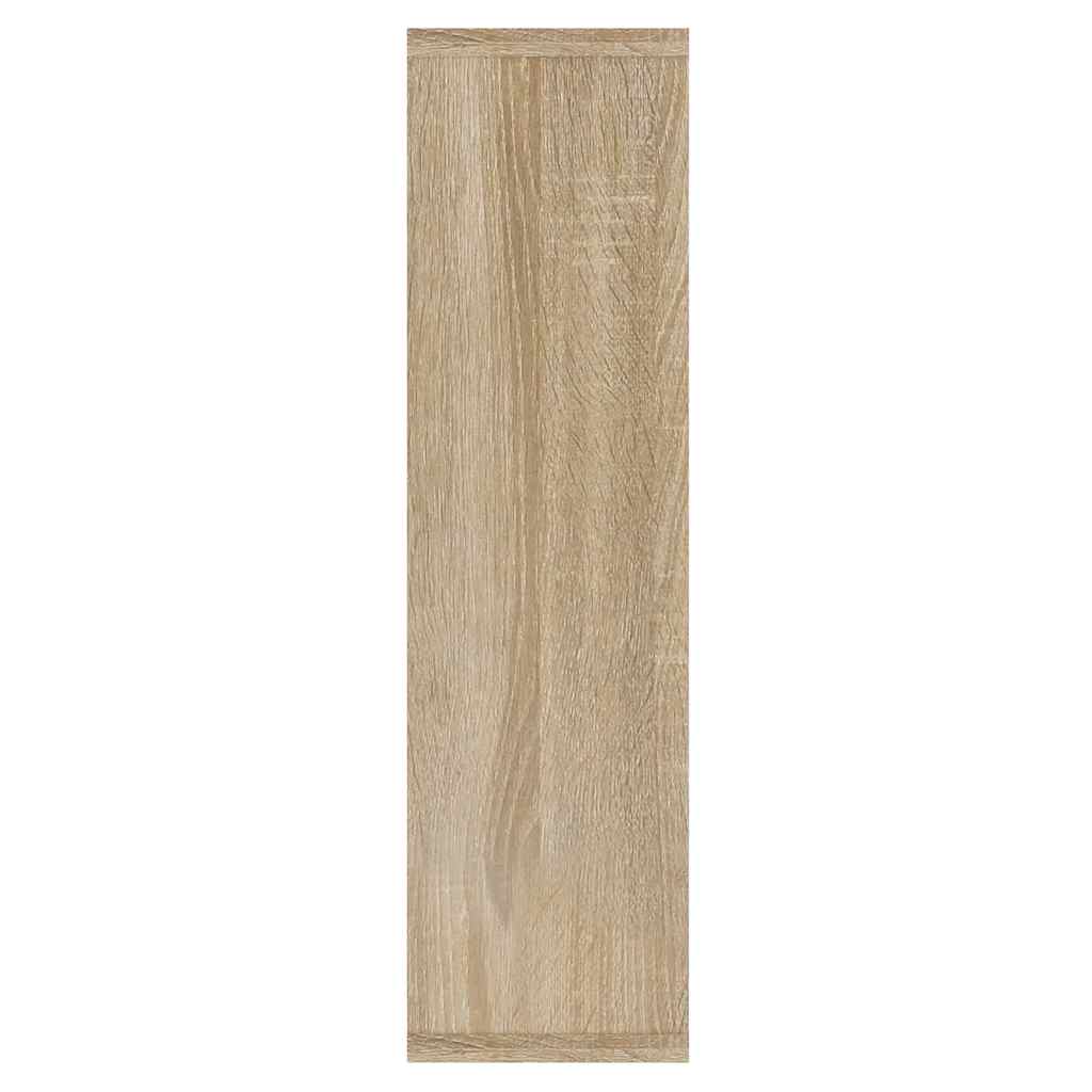 vidaXL Spiegelschrank mit LED Sonoma-Eiche 76x15x55 cm