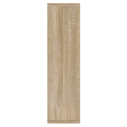 vidaXL Spiegelschrank mit LED Sonoma-Eiche 76x15x55 cm