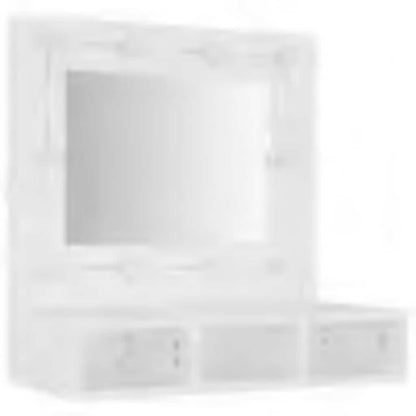 vidaXL Armoire de toilette avec LED Blanc 60x31,5x62 cm