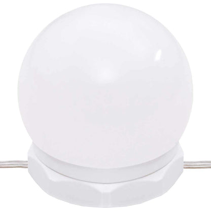 Spiegelschrank mit LED Weiß 60x31,5x62 cm