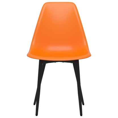 vidaXL Chaises de salle à manger 4 pcs Orange PP