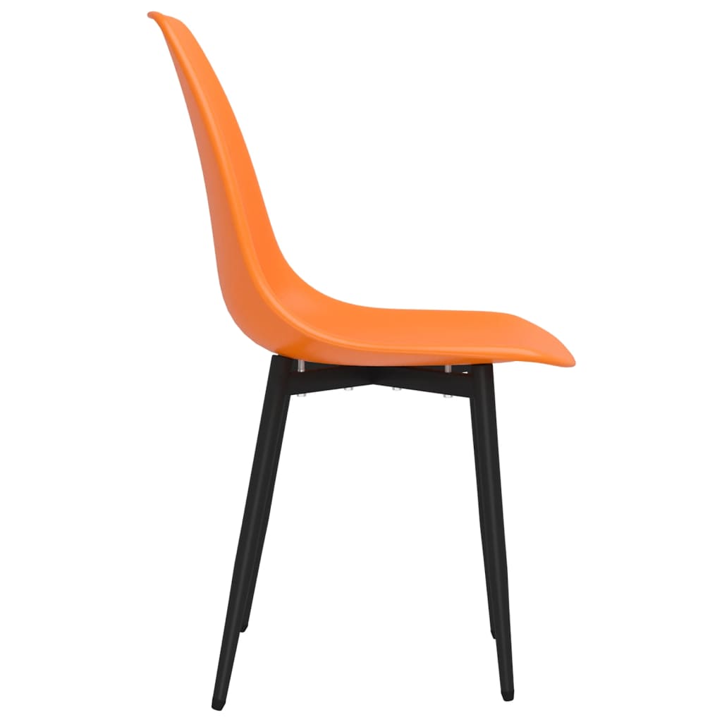 vidaXL Chaises de salle à manger 4 pcs Orange PP
