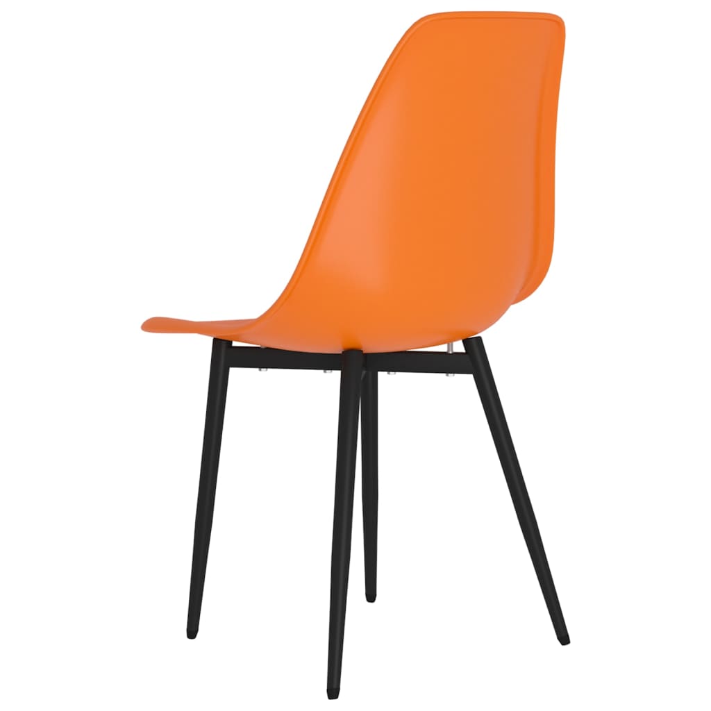 vidaXL Chaises de salle à manger 4 pcs Orange PP