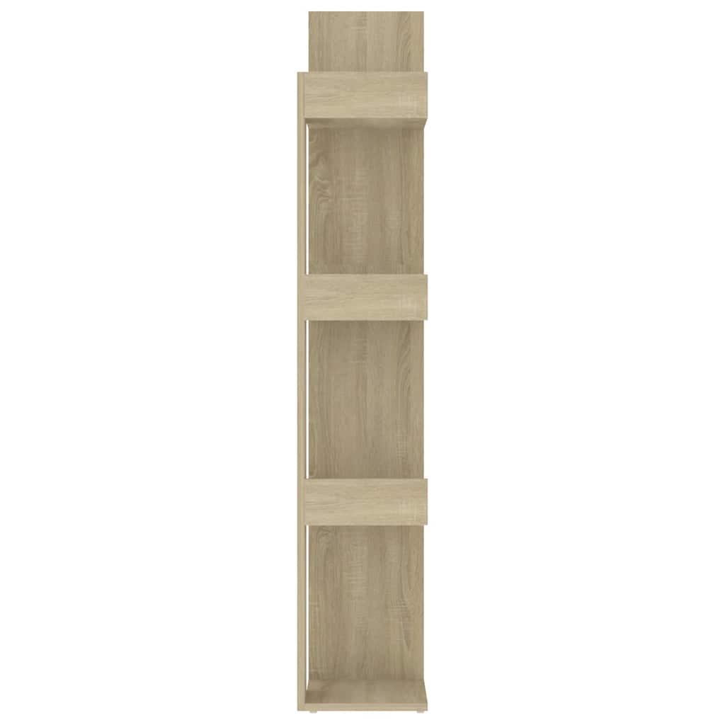 vidaXL Bibliothèque chêne sonoma 86x25,5x140 cm bois d'ingénierie