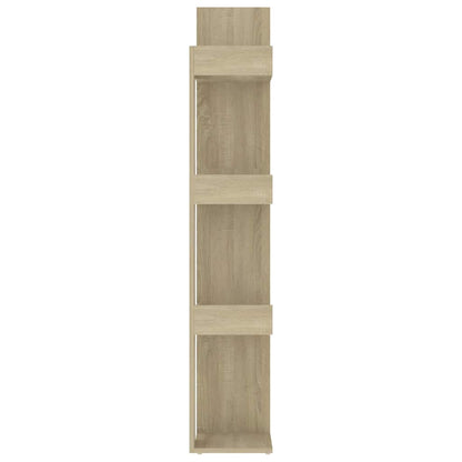 vidaXL Bibliothèque chêne sonoma 86x25,5x140 cm bois d'ingénierie