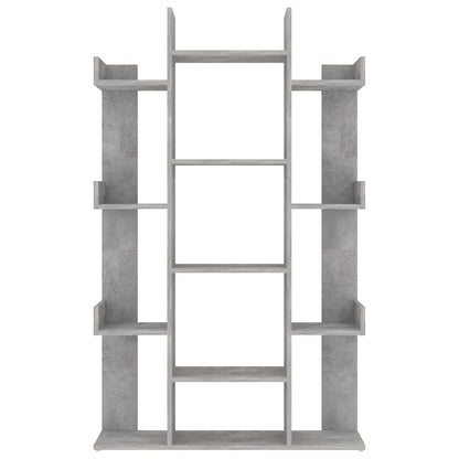 vidaXL Bücherregal Betongrau 86x25,5x140 cm Holzwerkstoff