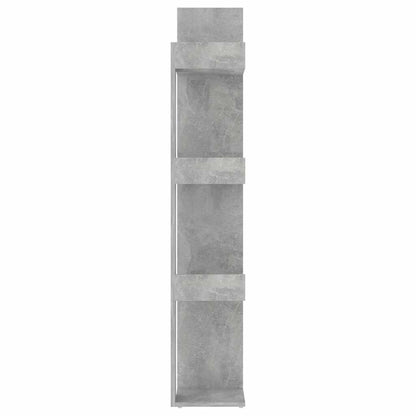 vidaXL Bücherregal Betongrau 86x25,5x140 cm Holzwerkstoff