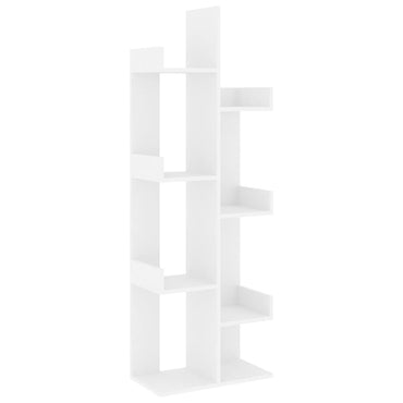 vidaXL Bücherregal Weiß 48x25,5x140 cm Holzwerkstoff