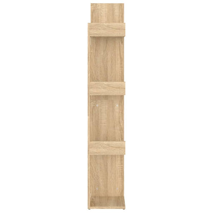 vidaXL Bücherregal Sonoma-Eiche 48x25,5x140 cm Holzwerkstoff