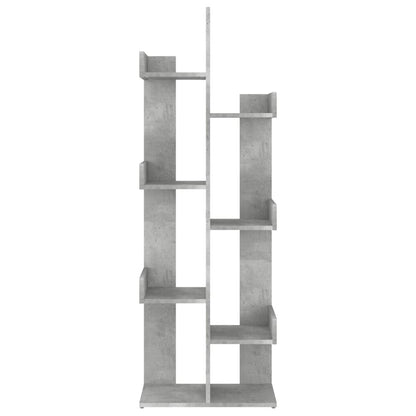 vidaXL Bibliothèque gris béton 48x25,5x140 cm Bois d'ingénierie