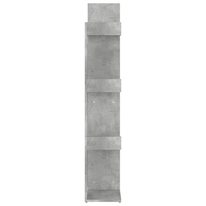 vidaXL Bibliothèque gris béton 48x25,5x140 cm Bois d'ingénierie