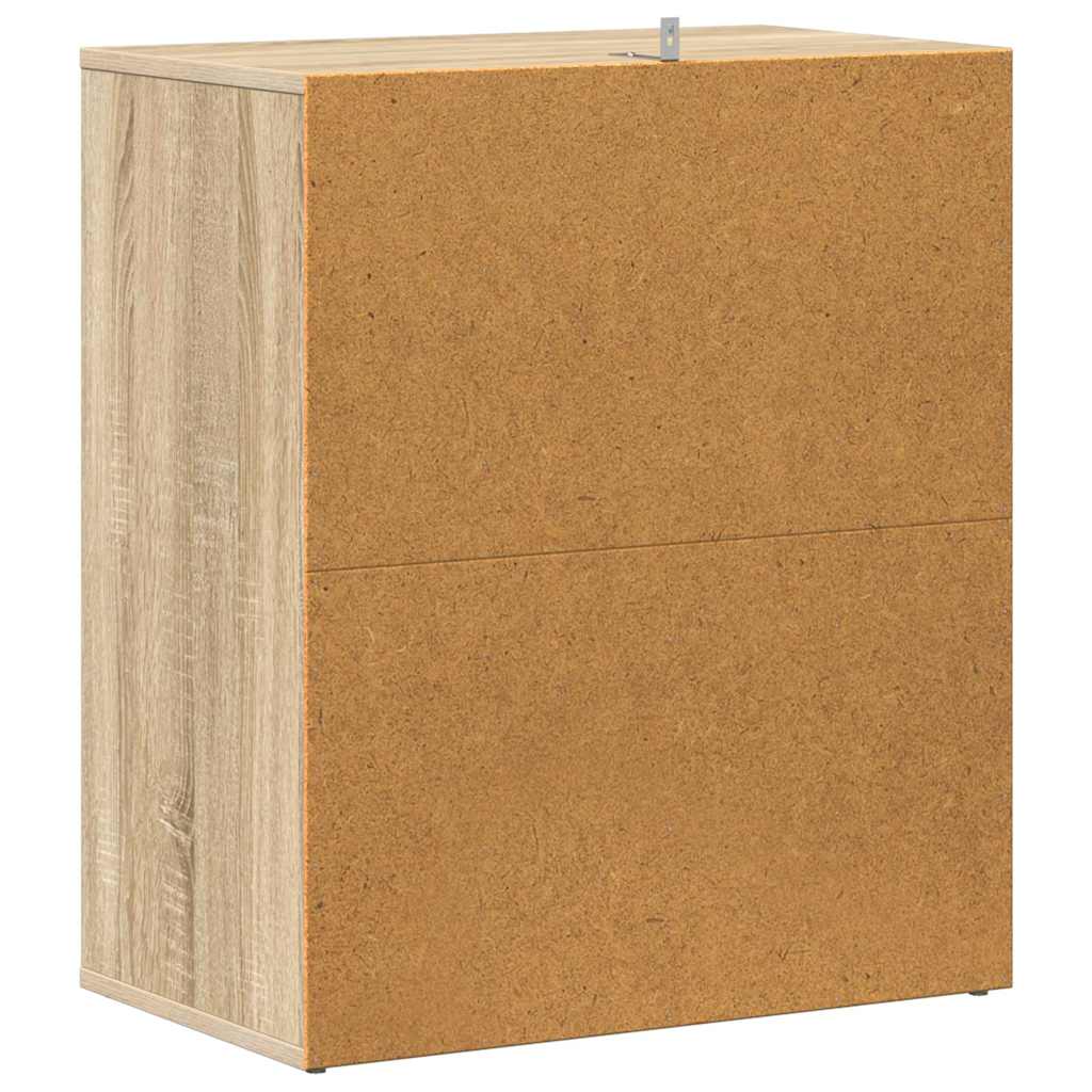 Schuhschrank Sonoma-Eiche 60x35x70 cm Holzwerkstoff