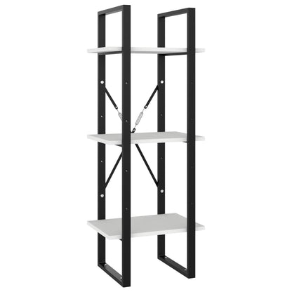 vidaXL Bibliothèque 5 étagères Blanc 40x30x175 cm Bois d'ingénierie