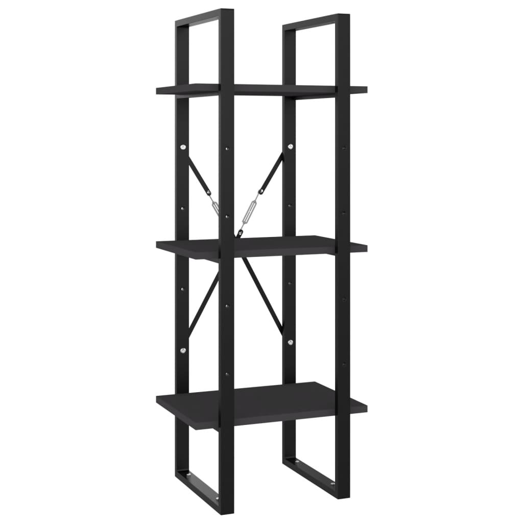 vidaXL Étagère à livres 5 niveaux Gris 40x30x175 cm Bois d'ingénierie