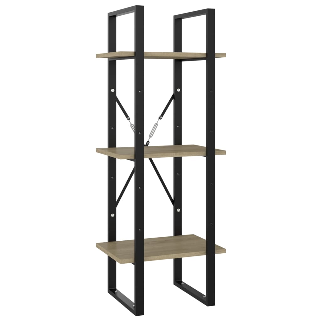 vidaXL Bibliothèque 5 niveaux Chêne Sonoma 40x30x175 cm Bois d'ingénierie