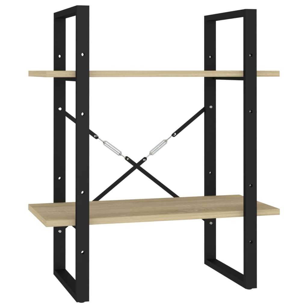 vidaXL Bibliothèque 5 étagères Chêne Sonoma 60x30x175 cm Bois d'ingénierie